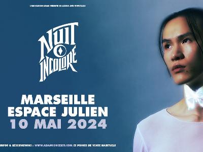 Nuit Incolore - Culture Concerts - Opéras - Soirées Pop musique Hip-hop Concert - Espace Julien - Spectacle-Marseille - Sortir-a-Marseille