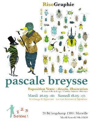 RisoGraphie – Pascale Breysse - Culture Expositions - Rétrospectives Dessin Exposition - 1,2,3 Solène - Spectacle-Marseille - Sortir-a-Marseille