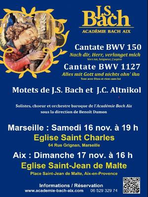 Concert Cantates J.S. Bach

Culture Concerts - Opéras - Soirées Chorale Musique classique Musique sacrée Concert

Samedi 16 novembre 2024 de 19h à 20h30.

Eglise Saint Charles